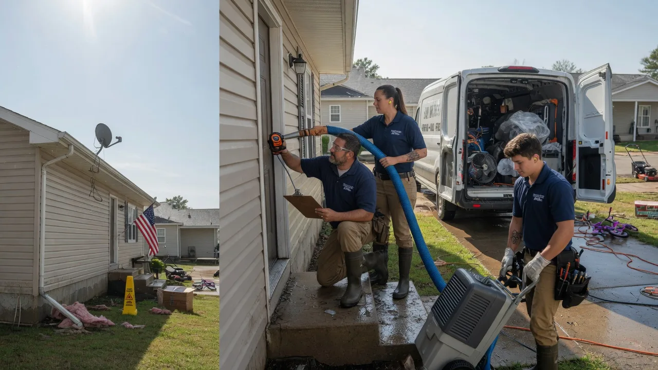 Ceiling Water Damage Restoration in Boutte, LA near me